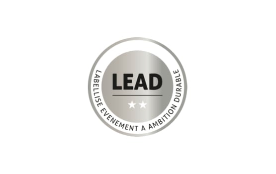 Logo argent Label LEAD