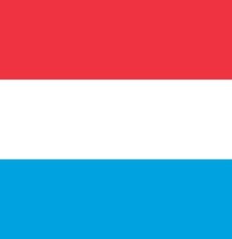 Intermat 2024 drapeau luxembourgeois carré