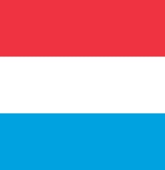 Intermat 2024 drapeau luxembourgeois carré