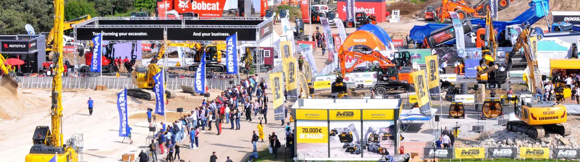 Zone d'exposition exterieure INTERMAT