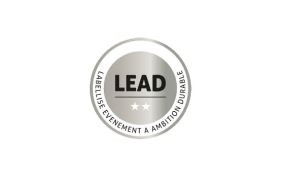 Logo argent Label LEAD