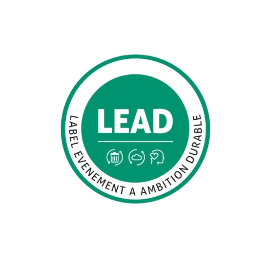 French green lead label logo
