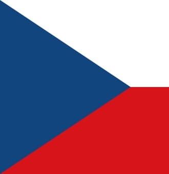 Intermat 2024 drapeau de la République Tchèque taille carrée