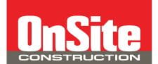 ON SITE CONSTRUCTION logo