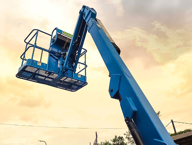 Lifting crane for construction sites