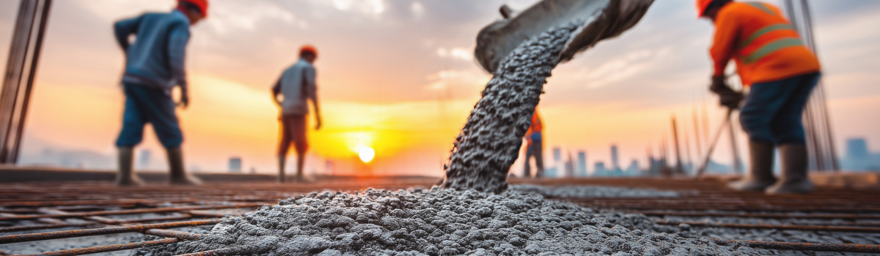 banniere beton chantier