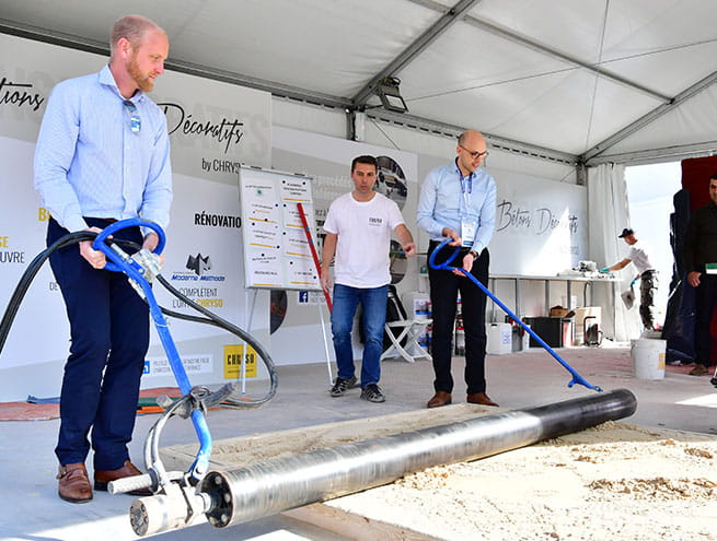 Une animation au WOCE INTERMAT